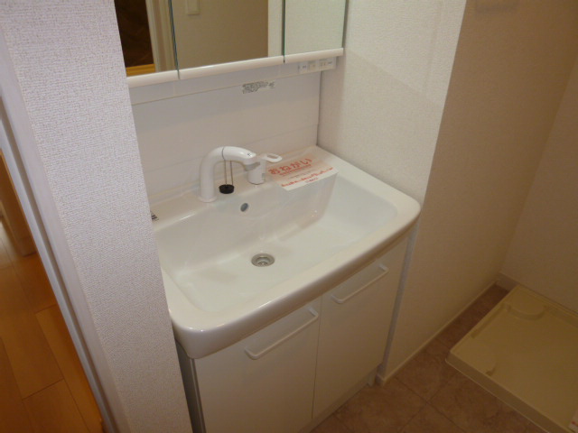 ボヌールＡの洗面所|洗髪洗面化粧台