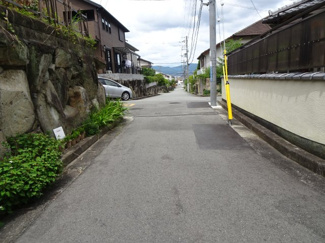 【前面道路含む現地写真】 | 川西市清和台西4丁目　建築条件無土地