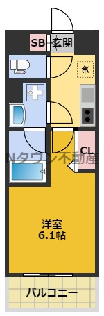 【間取り】 | ディアレイシャス東別院 | 間取りです