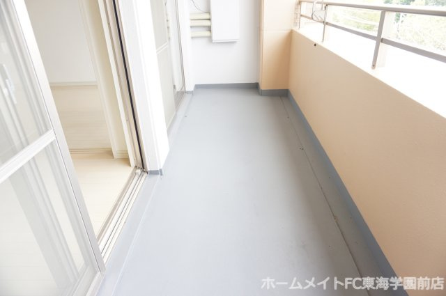 熊本市中央区新屋敷１丁目の賃貸マンションのバルコニー