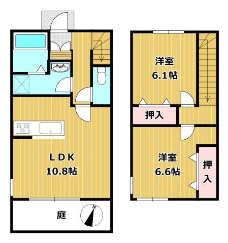 カーサ八女の間取り