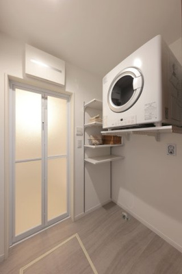 【脱衣所】 | 〈FG〉深谷市上柴町東戸建分譲フルクラシル | 注文住宅でも人気の「乾太くん」採用。家事ラク・時短で日々のご負担を軽減◎