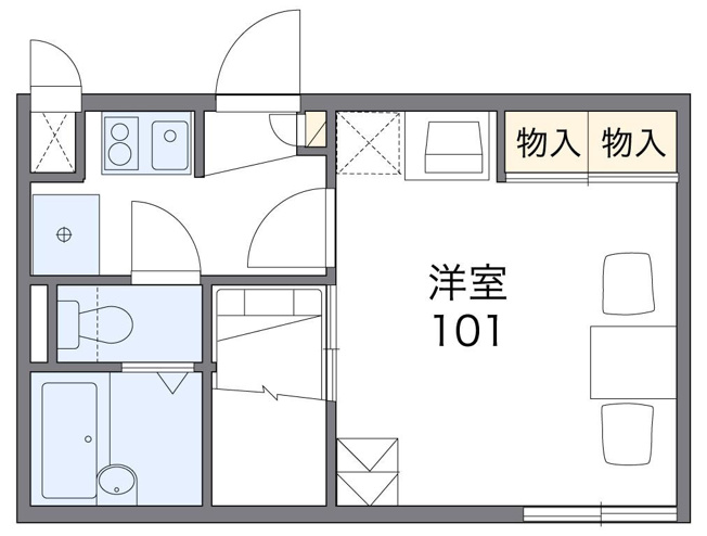 【間取り】 | ウエストパレスⅠ | 写真は同タイプの為実際とは異なる場合がございます