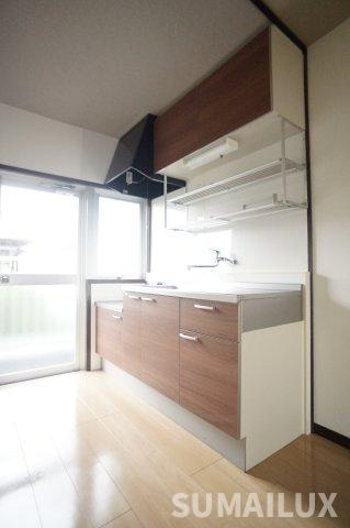 熊本市南区近見４丁目の賃貸マンションのキッチン