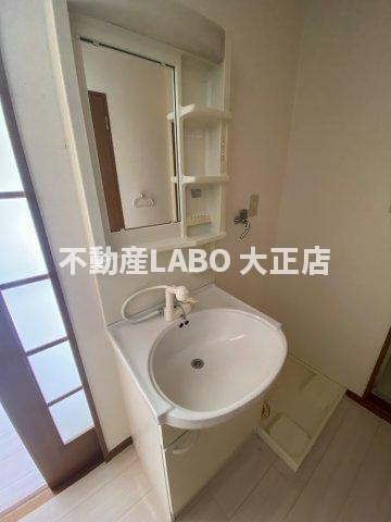 メゾンリビエールの洗面所