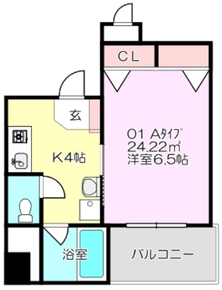 メゾンリビエールの間取り