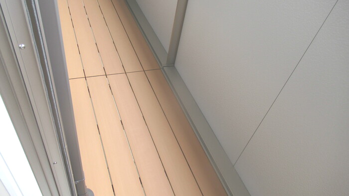 アテリア参番館のバルコニー