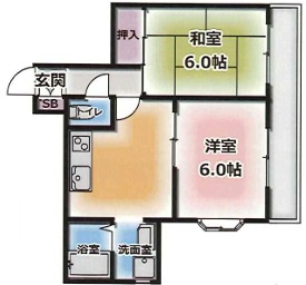 フェニックス山手の間取り