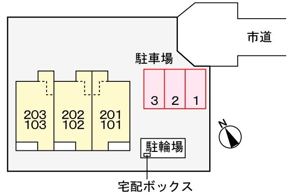 ペルル・ジェモーの区画図