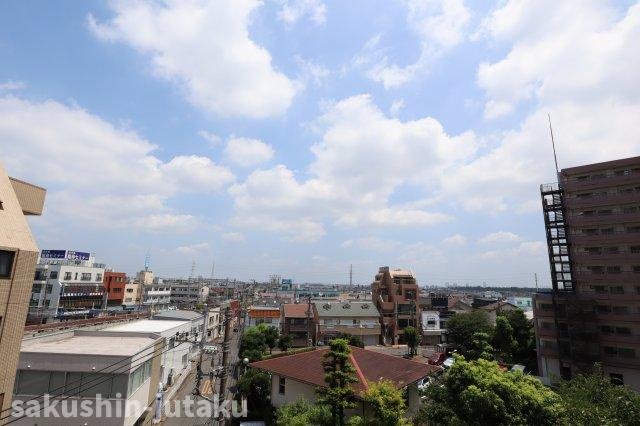 京成サンコーポ八千代台　W棟の展望|5階部分につき眺望良好です。