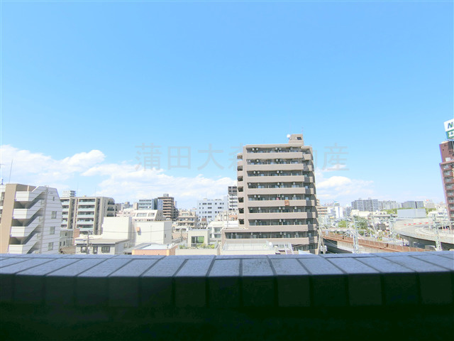 ルーブル品川南大井弐番館の展望|北向きですがご覧の通り遮りものがなく展望〇