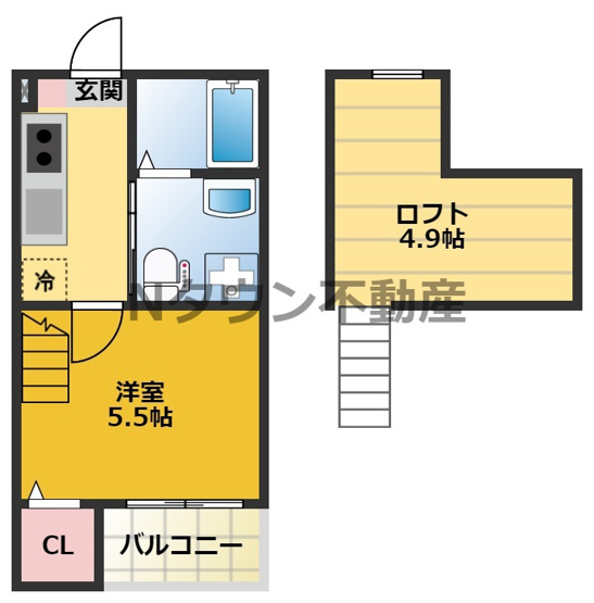 【間取り】 | メゾン・ド・グレース | 間取りです