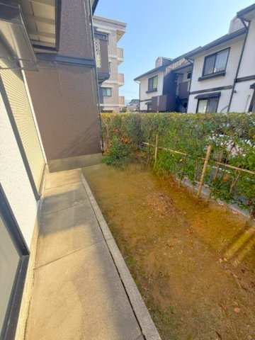 セジュール久留米インター【キャッシュバック対象物件】の庭|お庭が付いています