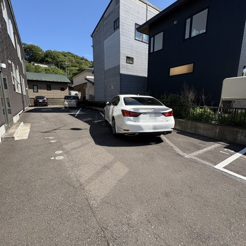 プレミアム港南の駐車場