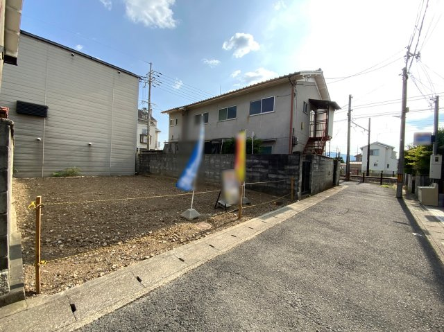 鳴滝嵯峨園町プランC　条件付土地の前面道路含む現地写真