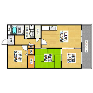 【間取り】 | カーサフィオーレ壱番館