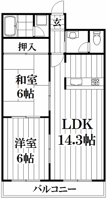 【間取り】 | スカイガーデン東大阪