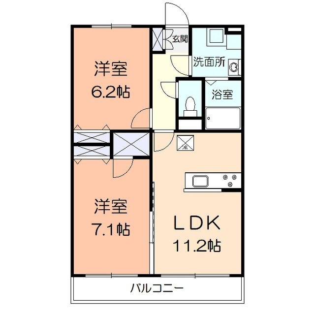 グレイシャス新横浜の間取り