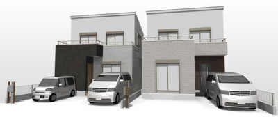 【外観パース】 | 尾浜町2丁目売土地