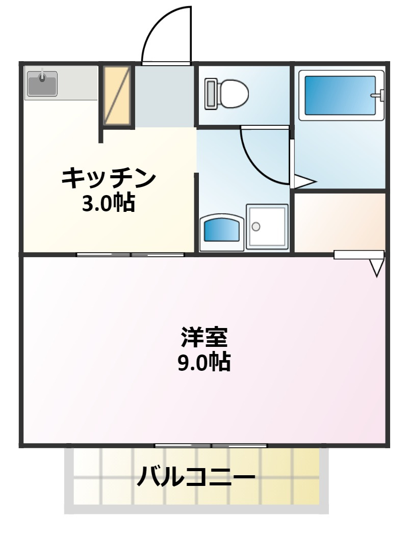ハイツ若葉の間取り