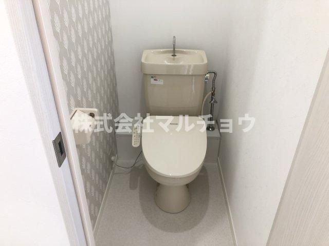 ハイムパラダイスBのトイレ|シンプルで使いやすいトイレです