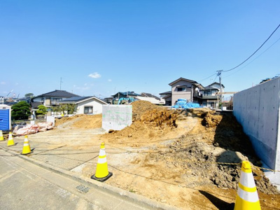 【外観】 | ☆南西道路４５坪整形地！陽当たり風通し良好☆建築条件なし売地／藤沢市長後 | 現在造成工事中、１０月末までには完成予定となります。※完成時期が前後する場合がございます。