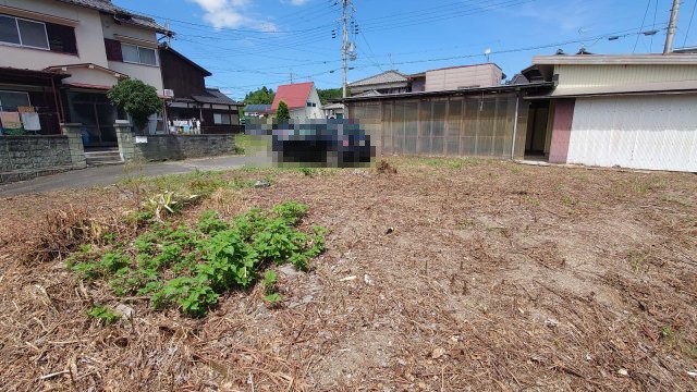 高島市新旭町饗庭土地の外観