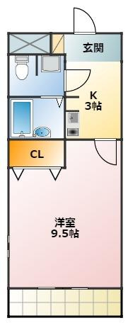 シャンテ豊橋の間取り