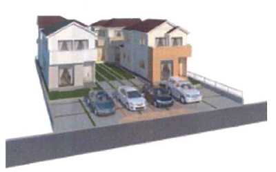 【外観パース】 | 尾張旭市三郷町3期 全4棟　＜仲介手数料無料＞三郷小・東中学校　新築一戸建て