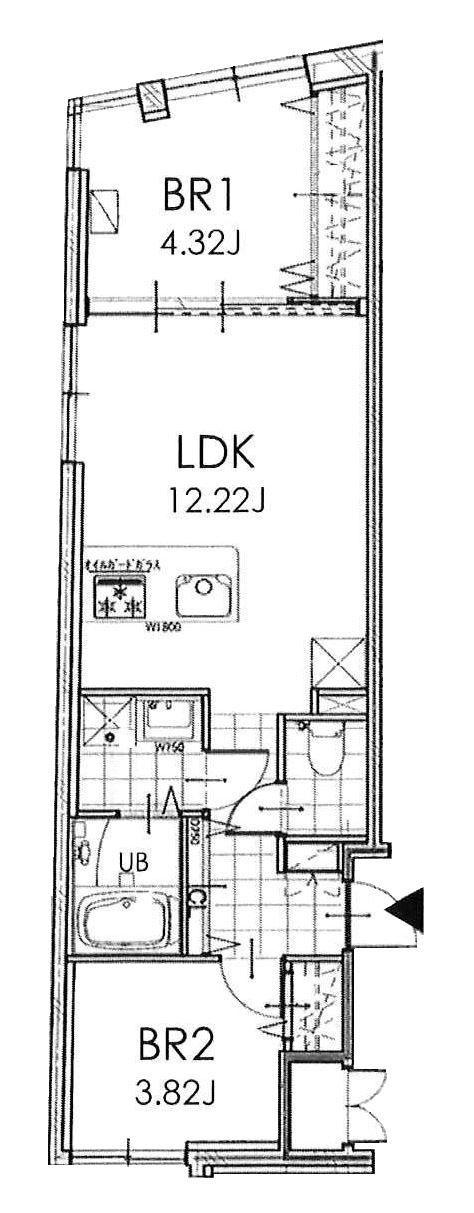 湯島レーベルの間取り|2LDK