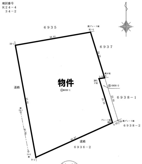 【土地図】 | 都城市安久町 売土地