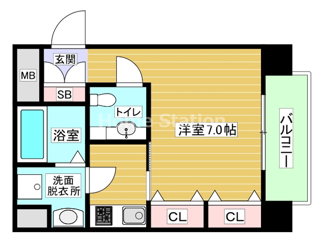 【間取り】 | グランパシフィック御幣島