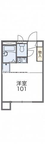 レオパレスＮＯＤＡⅡの間取り|代表的な間取のため実際の間取とは異なる場合があります