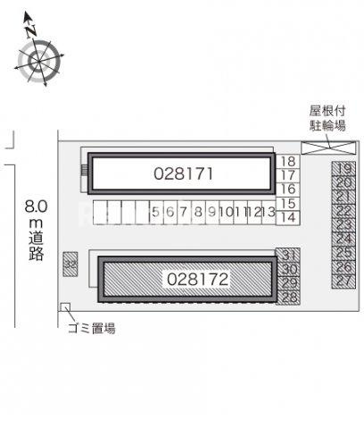 レオパレス寺東第２のエントランス