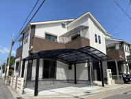 東大阪市本庄1丁目　中古戸建　★南東角地・カーポート付き駐車スペースの画像