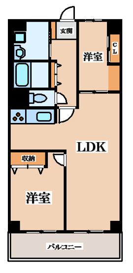 【間取り】 | 若江岩田スカイハイツ
