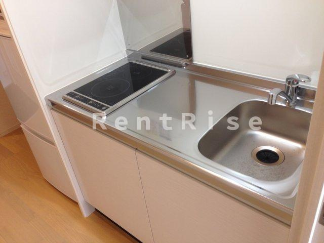 クレイノフォルシアのキッチン|１口電気コンロ、１口ＩＨコンロ