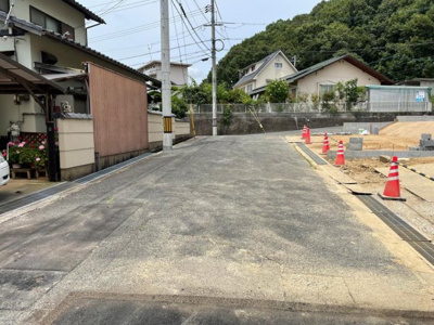 【前面道路含む現地写真】 | 岡山市中区四御神土地②