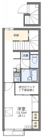 レオパレス泉の間取り|代表的な間取のため実際の間取とは異なる場合があります