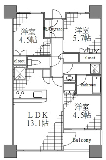 【間取り】 | パークホームズ清澄白河