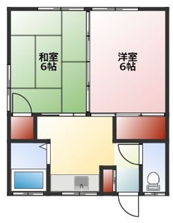 【間取り】 | 渡辺ハイツ