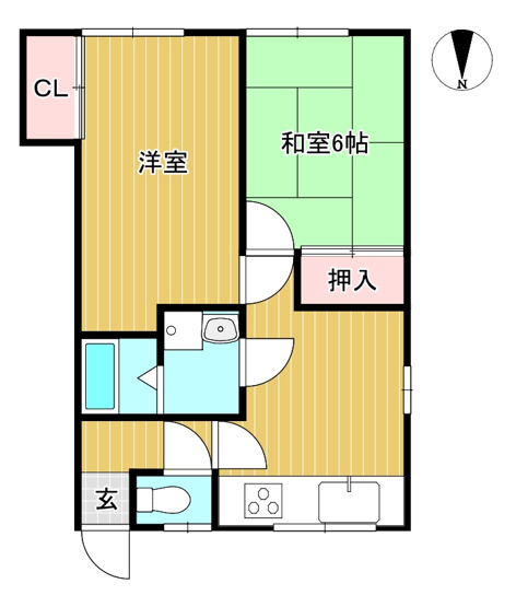 【間取り】 | ジュンアパート