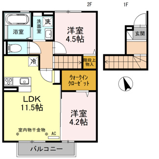【間取り】 | D-room柳原
