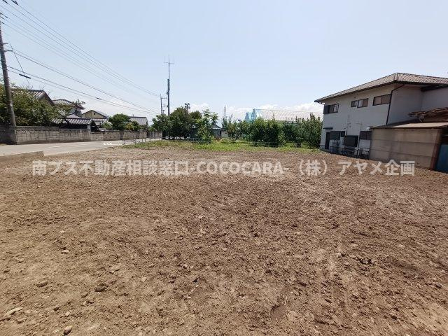 南アルプス市西野　土地　109坪の外観|109坪と広々した敷地です！