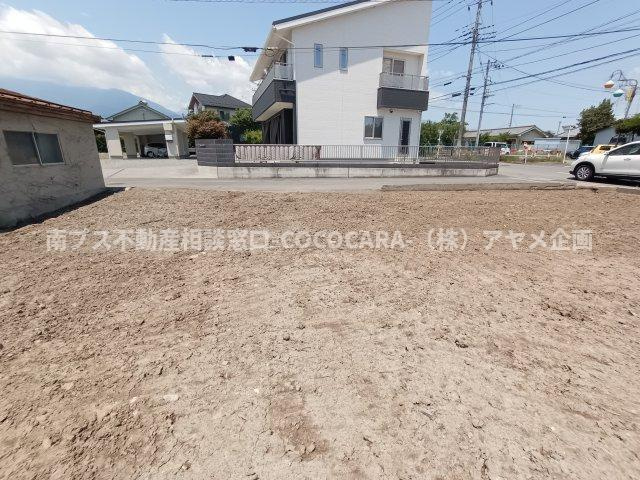 南アルプス市西野　土地　109坪の外観|西側間口9.5ｍ