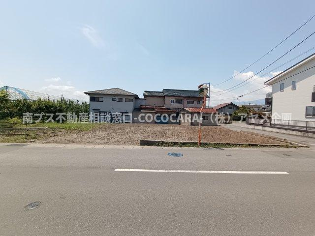 南アルプス市西野　土地　109坪の外観|北側前面道路より撮影