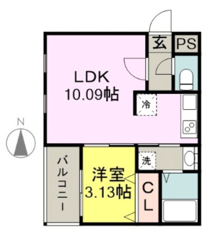 試験場前プレミアⅠ【キャッシュバック対象物件】の間取り