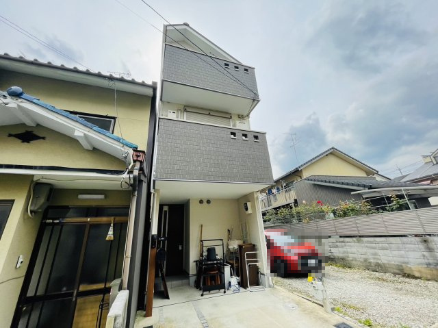 嵯峨苅分町の前面道路含む現地写真