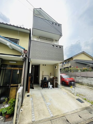 嵯峨苅分町の前面道路含む現地写真