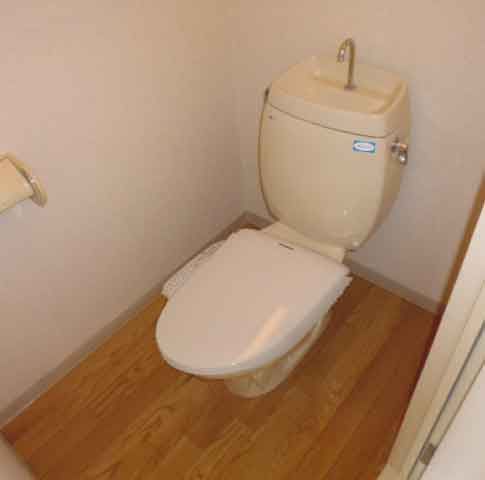 ツインコートAのトイレ|落ち着いたトイレです